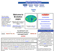 Tablet Screenshot of evolutionpages.com